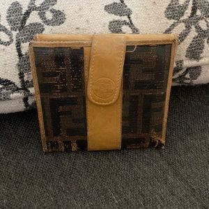 Vintage Fendi Wallet Shabby Chic